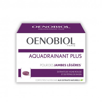 OENOBIOL®歐諾美 AQUADRAINANT PLUS 45s 葡萄籽緊緻美腿片升級版 45粒