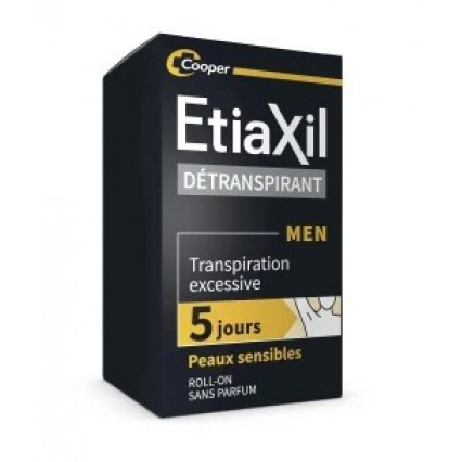 Etiaxil Deperspirant Men Sensitive Skin Roll-On 15ml 汗滴消®男士敏感肌止汗滚珠15毫升